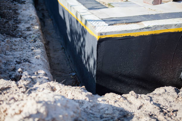 Residential Waterproofing installation at a Little Falls, NJ home by SJ Waterproofing Pros